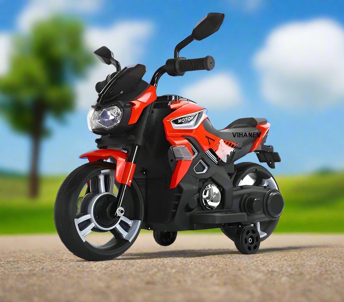 1188F Motorcycle 6V Battery Operated Ride On Bike for Kids - 1 to 6 years