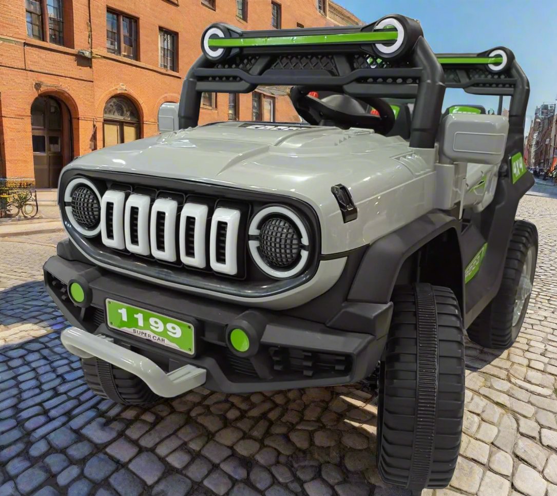 Kids 12V Electric Battery Operated Hummer Jeep with 4 Motors - Model 1199 - 2 to 6 years