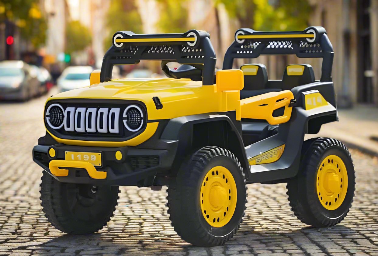 Kids 12V Electric Battery Operated Hummer Jeep with 4 Motors Model 1 VihanEV LLP