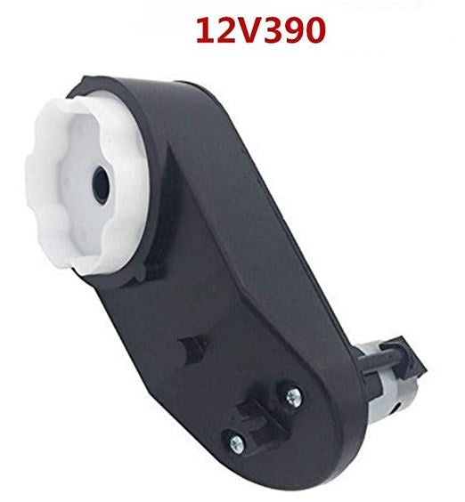 12V Car and Bike Gearbox WITH Motor, 17000 RPM, 12mm Inner Diameter 6 Grooves - Gearbox RS390