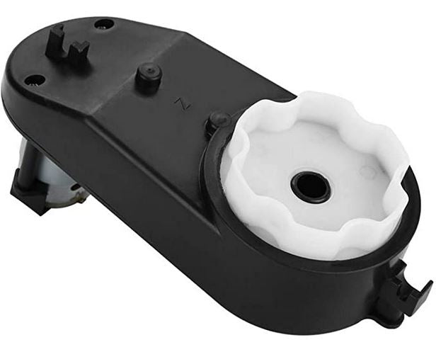 12V Car and Bike Gearbox WITH Motor, 17000 RPM, 12mm Inner Diameter 6 Grooves - Gearbox RS390