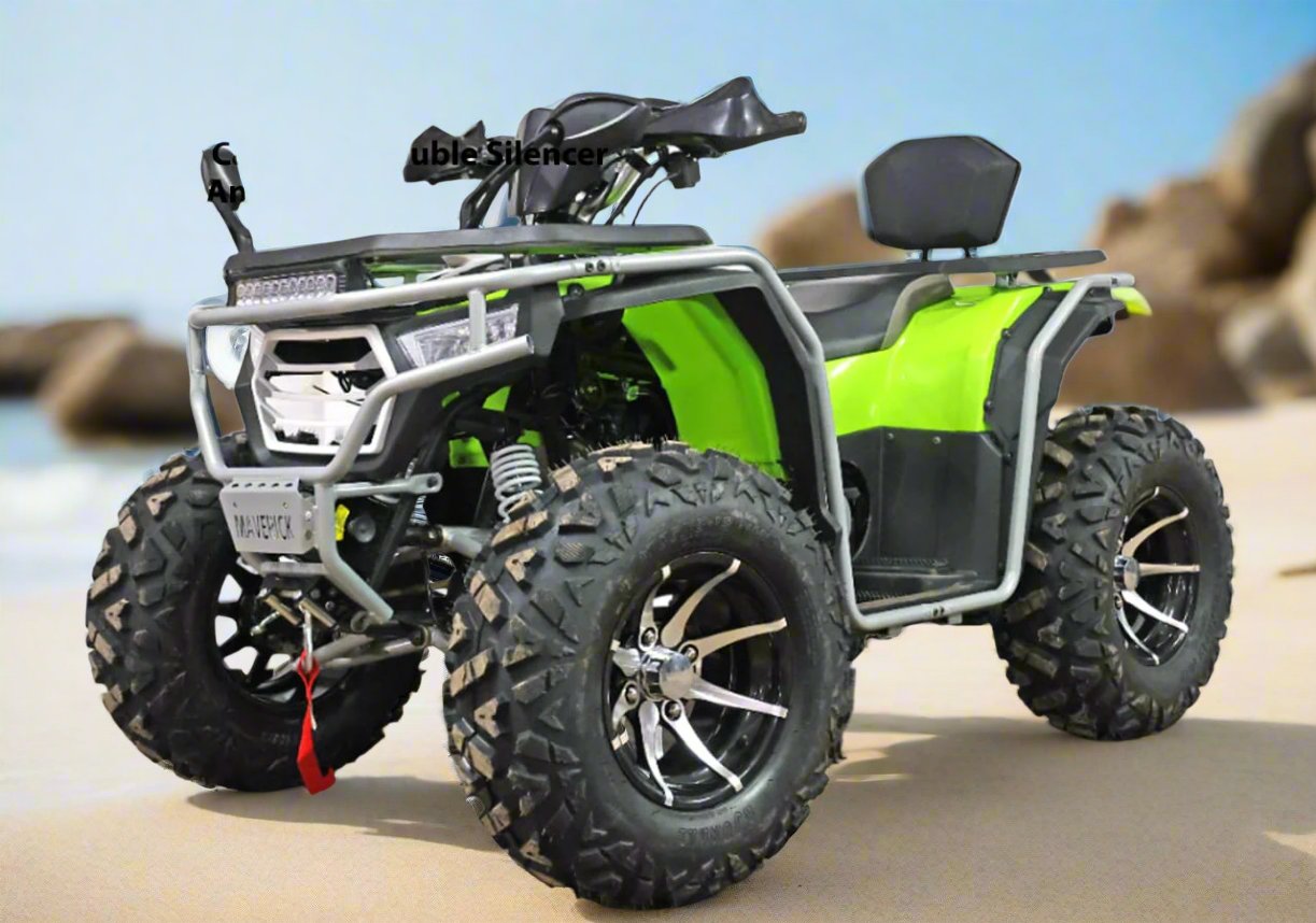 200CC MAVERICK ATV 4 Stroke Petrol Engine Automatic Transmission (Quad Bike) Off-Road ATV - 12 to 100 years old - NO RETURNS