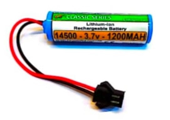 Lithium-ion Rechargeable Battery 3.7V 1200mah - 2 Pin Wire