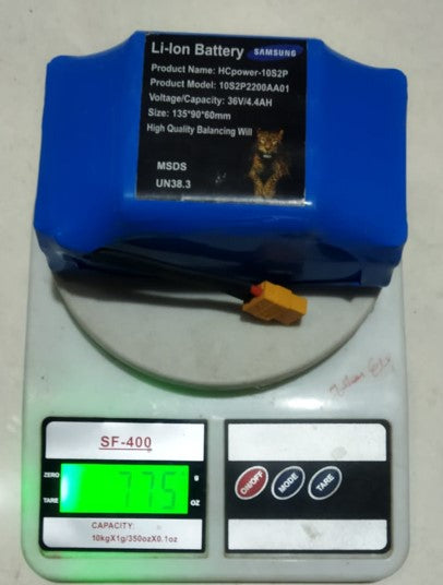 SAMSUNG 36V 4400mAh Battery for Balancing Scooter / Hoverboard - No Return - 1 Pc (Wrapper colour may be different)