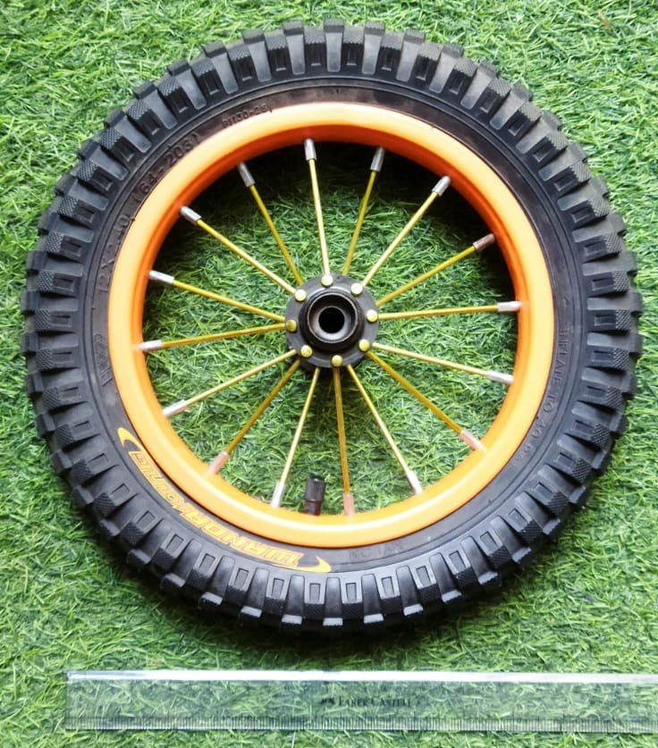 64-203 12x2.4 HY-104-03 Bicycle Tricycle Tyre with Rim
