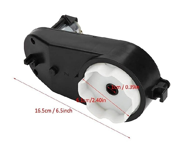 6V 18000 RPM Gearbox WITH Motor, 10mm Inner Diameter - 6 Grooves - RS390
