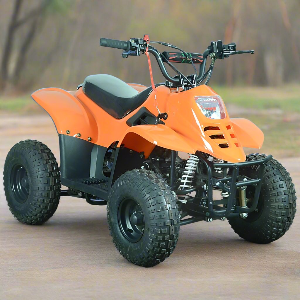 4-Stroke Petrol 80cc ATV - Pull+Self Start - 8 to 100 years old - NO RETURNS