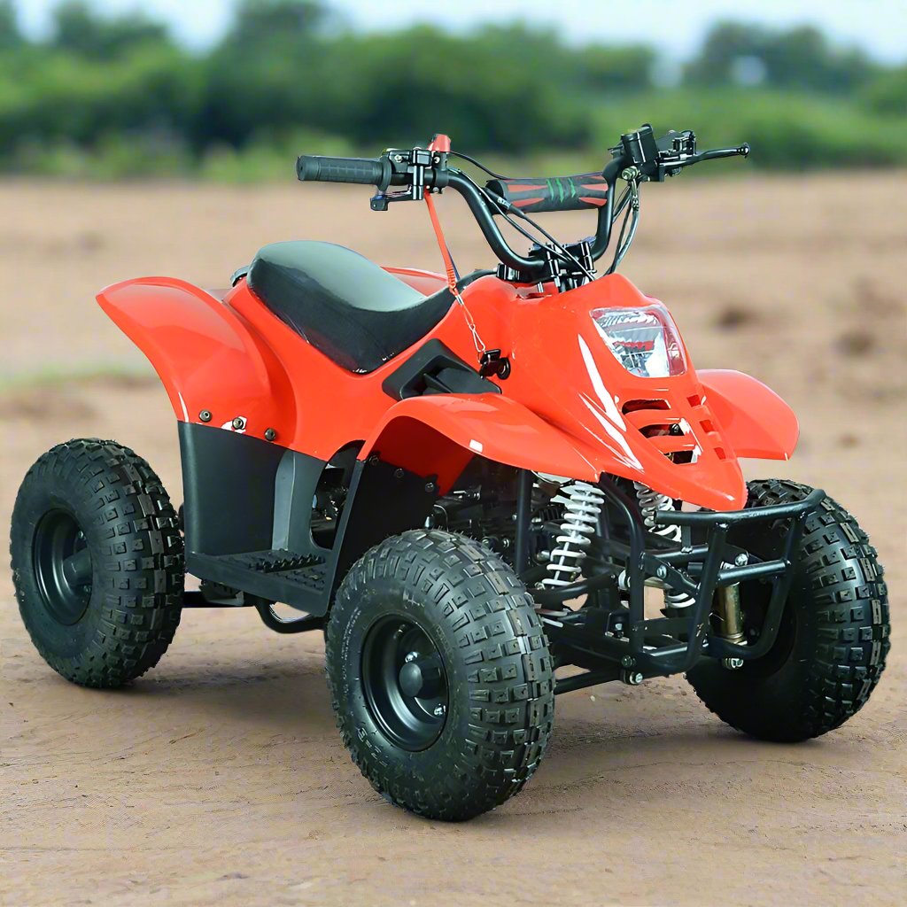 4-Stroke Petrol 80cc ATV - Pull+Self Start - 8 to 100 years old - NO RETURNS