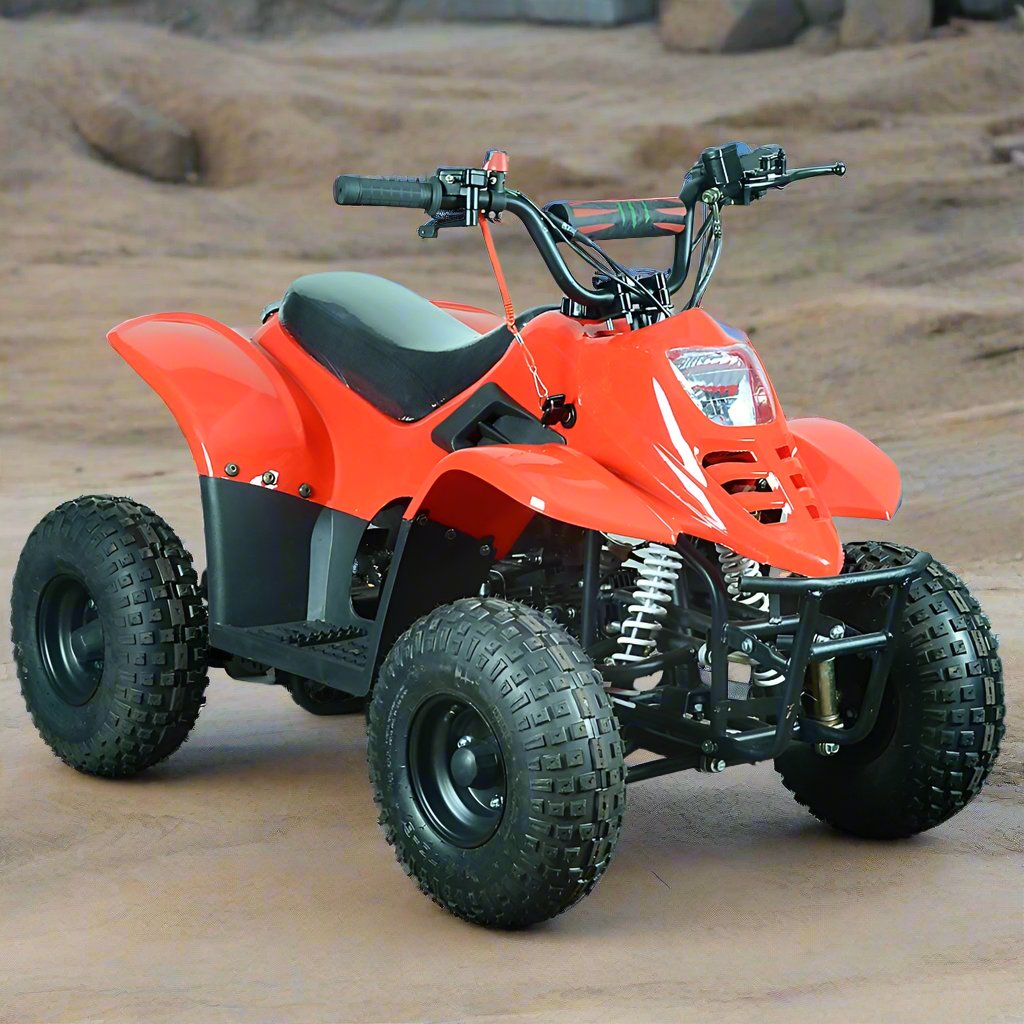 4-Stroke Petrol 80cc ATV - Pull+Self Start - 8 to 100 years old - NO RETURNS