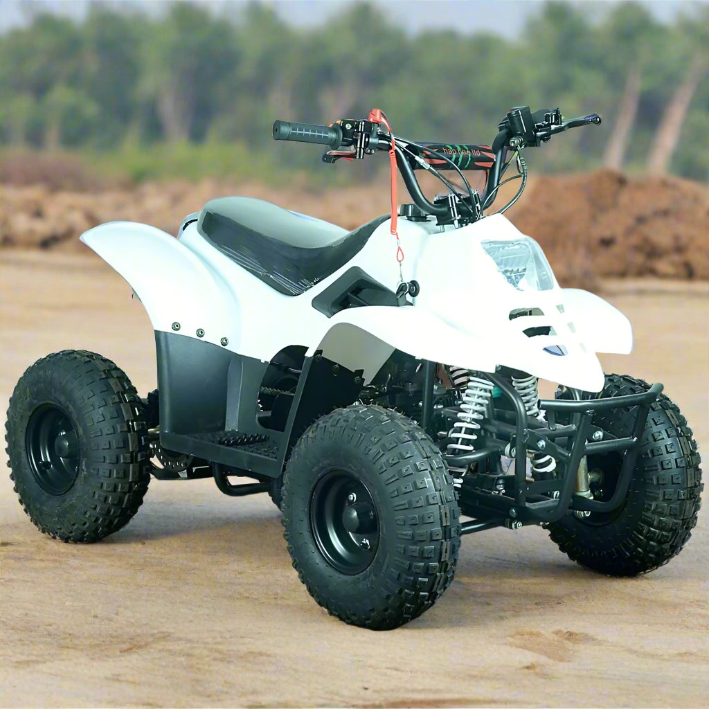 4-Stroke Petrol 80cc ATV - Pull+Self Start - 8 to 100 years old - NO RETURNS