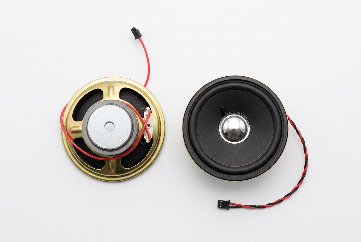 3 Inch Speaker for 6V 12V Kids Car and Bike with Connector wire - LxWxH 7.5x2.5x7.5 cms