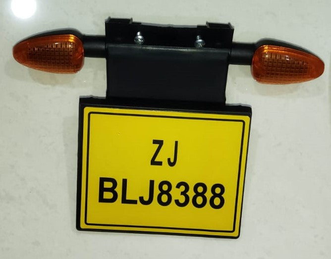BLJ8388 Motorcycle Number plate