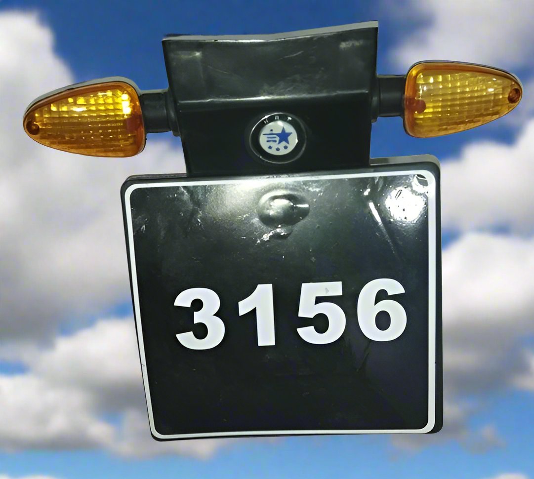 BMW K1300S Number plate
