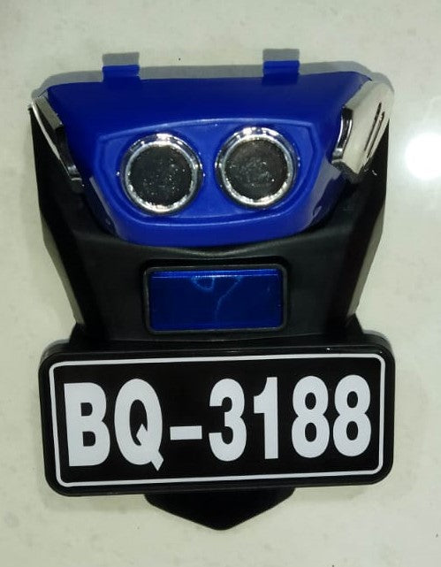 BQ-3188 Motorcycle Number plate (Colour may be different)