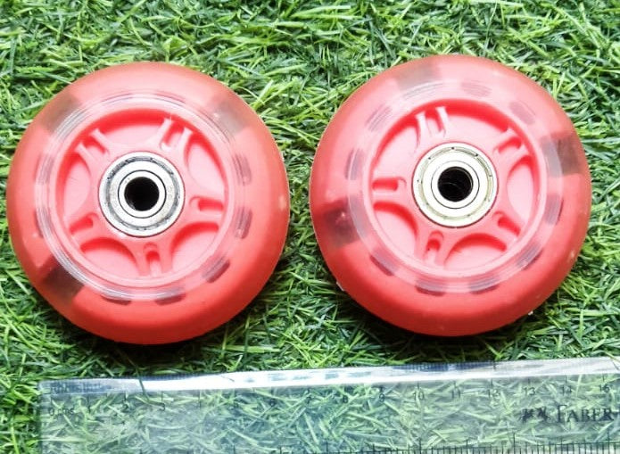 BMW K1300S Balancing wheel or Support wheel or Side wheel WITHOUT steel rod - 2 Pcs