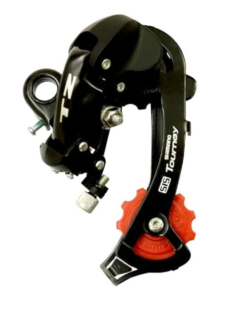 Bicycle Rear Wheel Shimano Gear G1 - Cycle Tourney Rear Derailleur TZ 250 with Hanger Mount for 6/7 Speed Gears for Cycle
