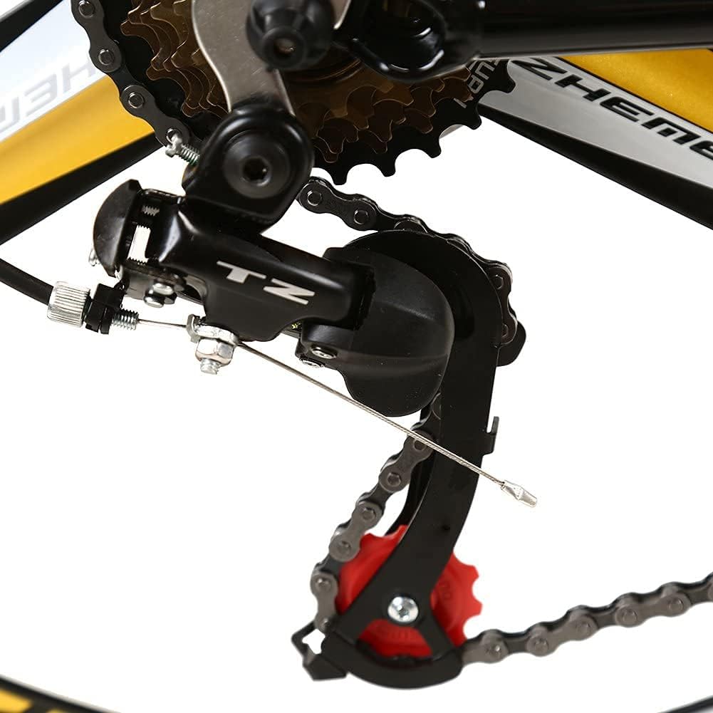 Bicycle Rear Wheel Shimano Gear G1 - Cycle Tourney Rear Derailleur TZ 250 with Hanger Mount for 6/7 Speed Gears for Cycle