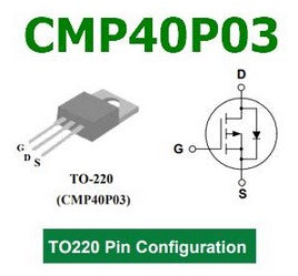 CMP40P03 - MOSFET