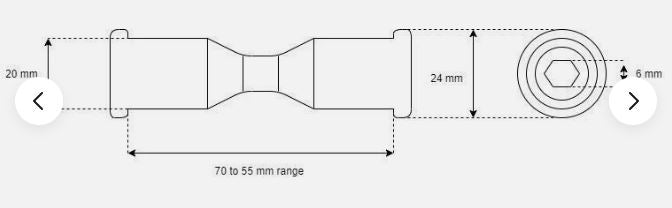Frame Pivot Lug Nut And Bolt For Suspension Bike / Bicycle - Silver