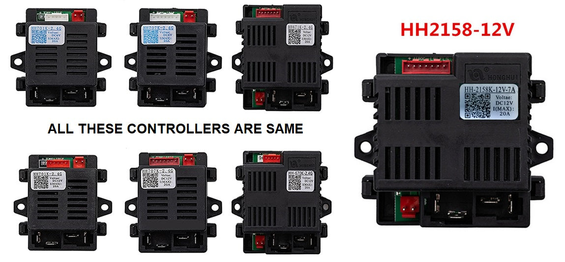 HH-2158K-12V - 5 Pin Controller WITHOUT Remote ( HH2158K, HH670K, HH671K all are same with same remote)