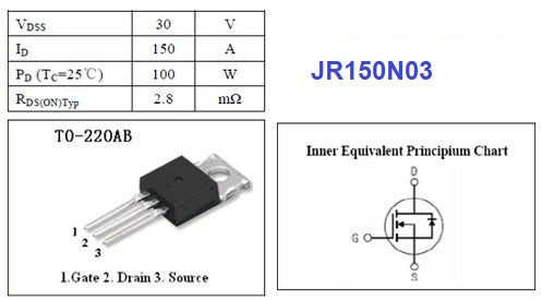 JR150N03S - MOSFET