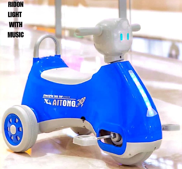Kids 6V Ride on Tricycle cum Motorcycle - T1