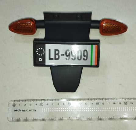 LB 9909 Motorcycle Number plate