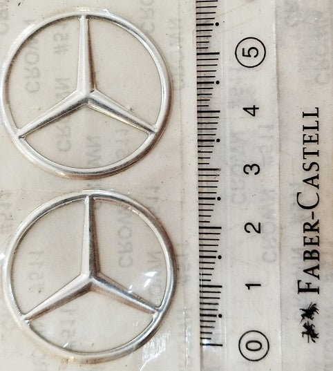Kids Mercedes Logo Sticker - T3 - 5pcs (Use Fevicol to stick it)