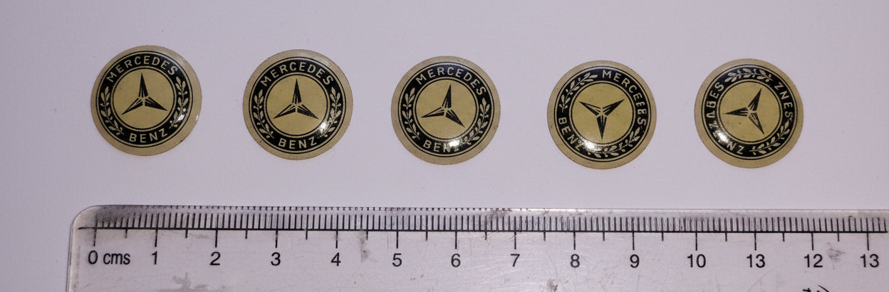 Kids Mercedes Logo Sticker - T4 - 5pcs (Use Fevicol to stick it)