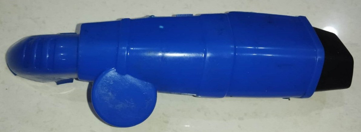 Mini Ninja or Mini K1300S Bike Silencer Cover - BLUE