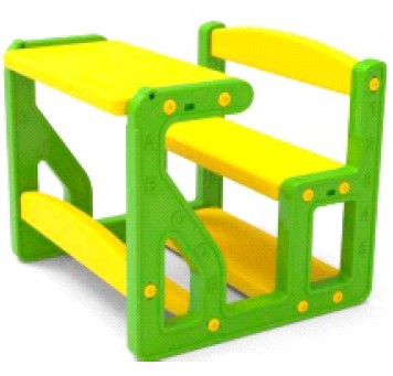 Kids Plastic Bench / Table - Best for Schools, Nursery, Kindergarten, Home use - 1 Year Warranty - 2 to 5 Years old