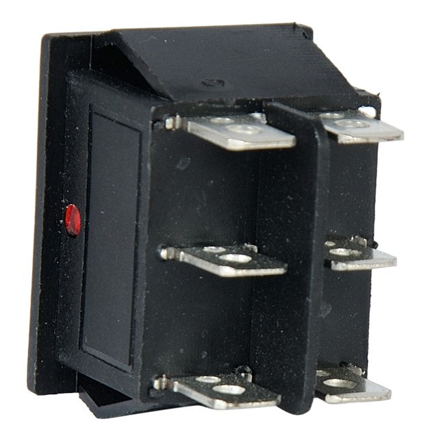 On-Off RED Square Plastic Switch (6-Pin) for Kids Bike and Car - R1 Bike