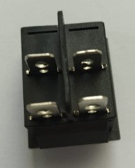 On-Off Square Plastic Switch (4-Pin) for Kids Bike and Car (Black)