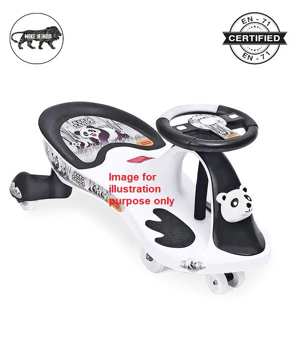 Kids Panda Magic Car Steering, Swing Car Steering – T9 (White sticker)