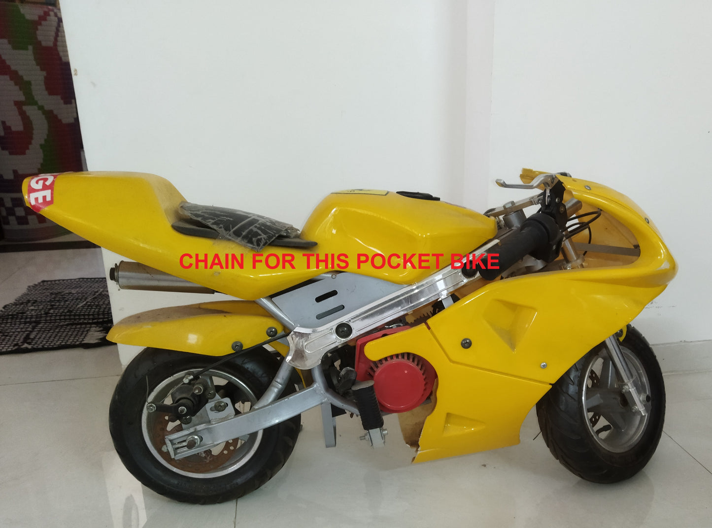 49cc Kids Pocket Bike Motorcycle Chain - 25H