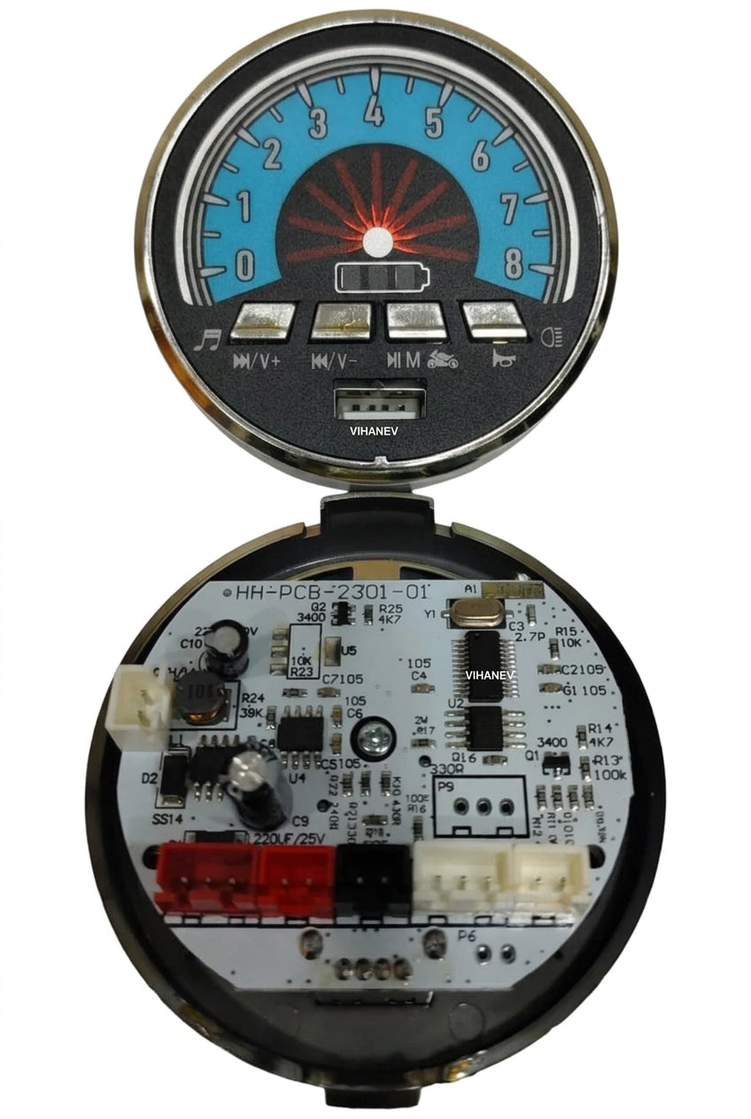 R1 12V Blue Bluetooth Music player - White PCB - T3 - Accelerator Sound - 22233 Pins