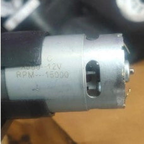 12V 15000 RPM Gearbox WITH Motor, 12mm Inner Diameter 6 Grooves – RS550 - 12mm Rod size