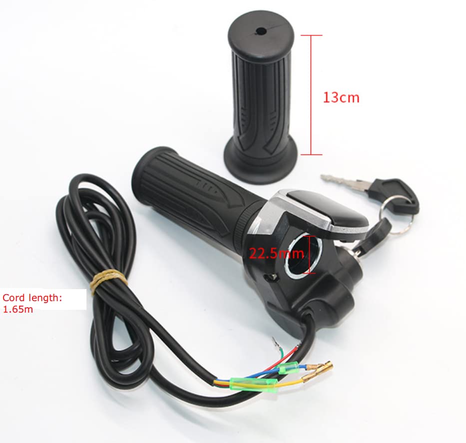 Hand Accelerator with LCD Display Power Indicator for 24V, 36V, 48V Electric Bicycles and Scooters