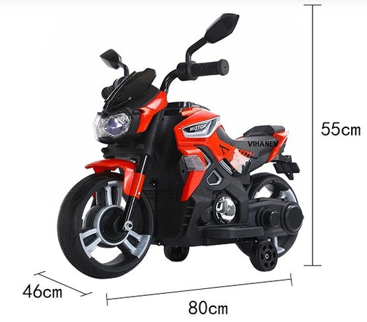 1188F Motorcycle 6V Battery Operated Ride On Bike for Kids - 1 to 6 years