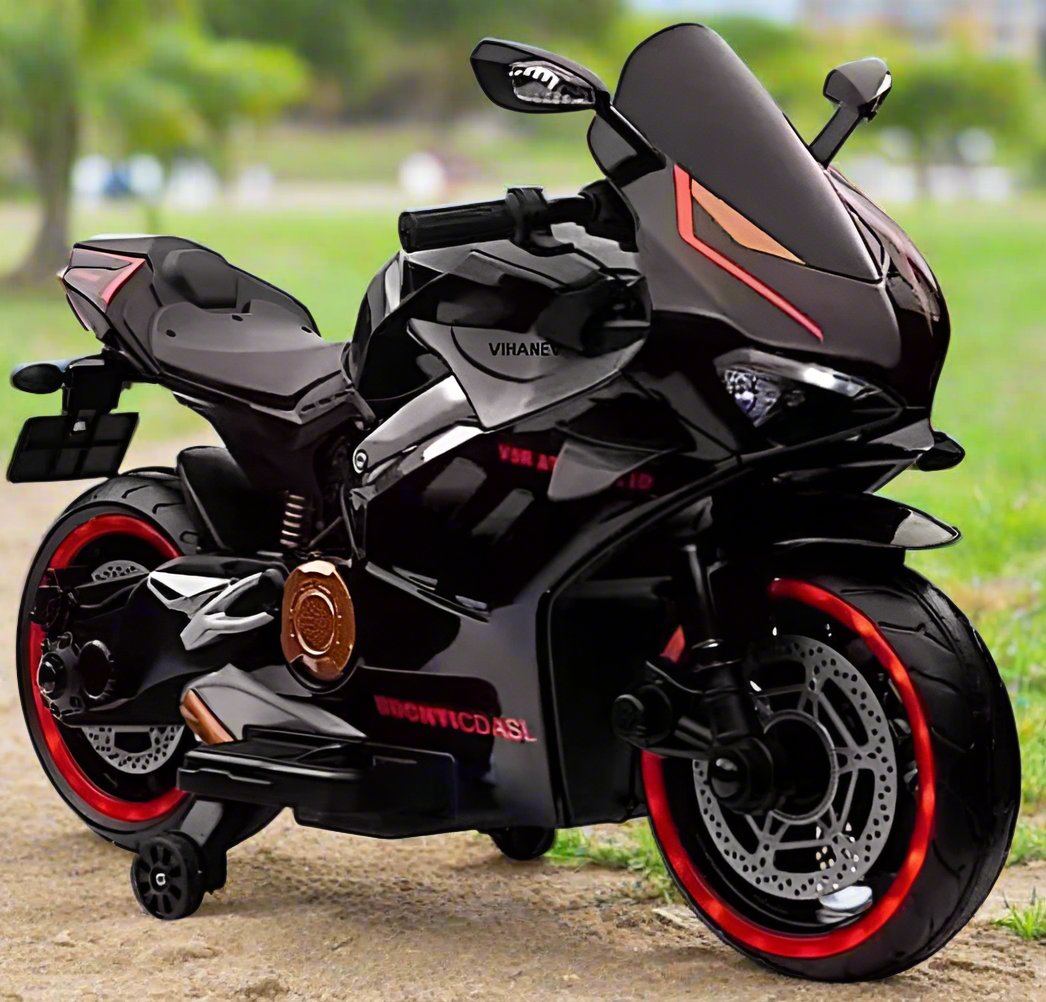 12V Ducati Panigale V4 Ride-On HSV5 Bike for Kids with Wings - 2 to 10 years