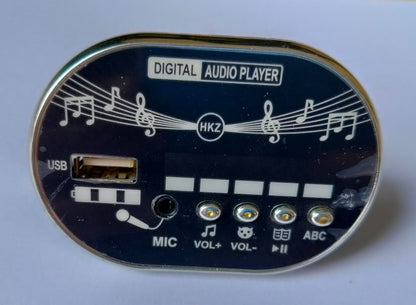 12V Oval Music player for Kids Bike and Cars - Model 22234 Pins - WITH BLUETOOTH