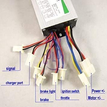 24V 500W Controller for Kids Dirt Bike, ATV (Sticker design may differ)