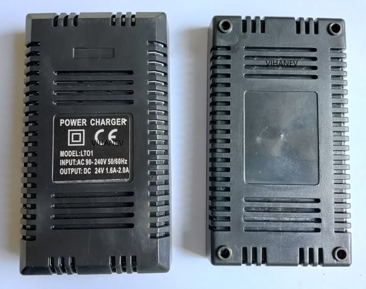 CASING / COVER for 24V Charger for Kids Electric Dirt / Pocket Bike (Black)
