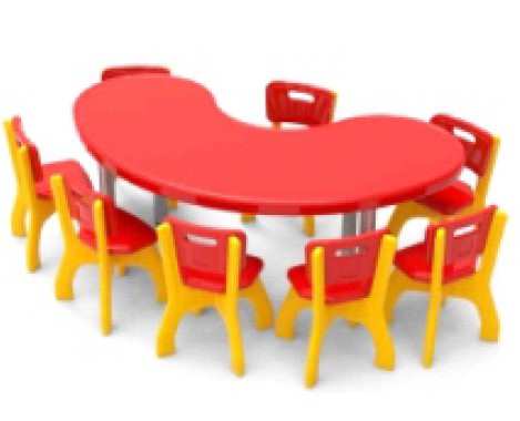 Kids Plastic Chairs and Table - Best for Schools, Nursery, Kindergarten, Home use - 1 Year Warranty - 2 to 5 Years old