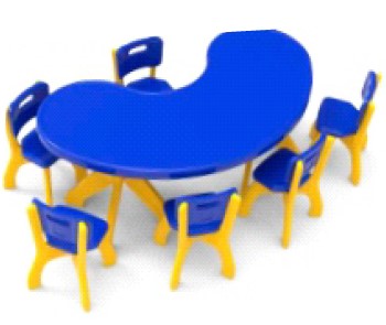 Kids Plastic Chairs and Table - Best for Schools, Nursery, Kindergarten, Home use - 1 Year Warranty - 2 to 5 Years old