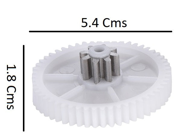 Middle Metal coated Gear Garari for 12V 6 Grooves - RS390 Gearbox