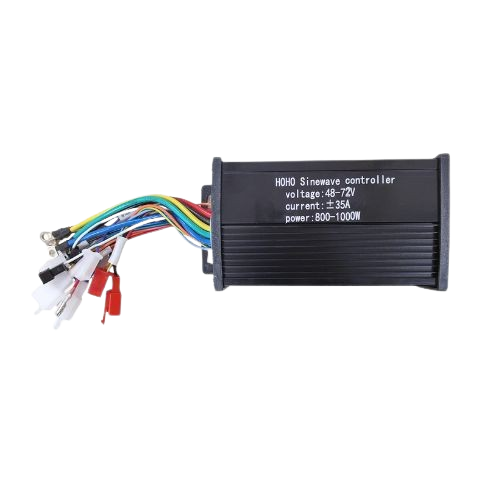 48V - 72V 32A Sine wave Controller Black – High-Performance Electric Scooter Controller