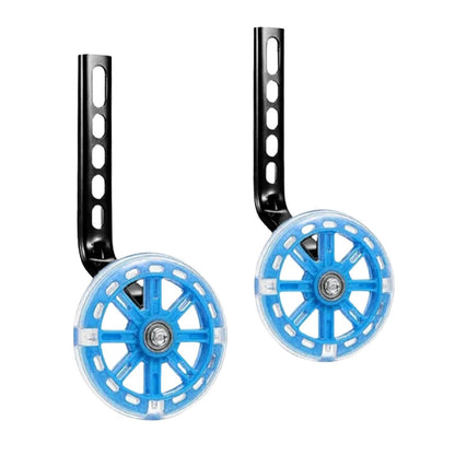 Kids Bicycle Training Balancing Side Wheels with Light for 12 Inches to 20 Inches | Cycling | Bicycle Accessories | Training Wheels | Color may be Different