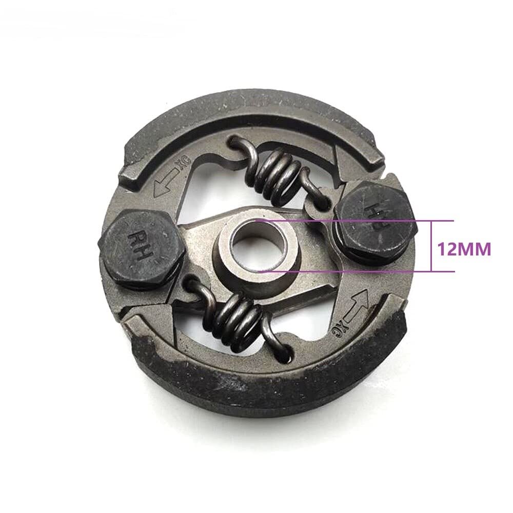 Clutch for Chinese 1E-48F, 1E48F 48F 63cc Brush Cutter Clutch for RBC411 Earth Auger Outboard Engine Clutch Assembly -2 stroke engine motor earth auger power drills parts - CL026 Heavy Duty 2 Spring Clutch For Mini Moto