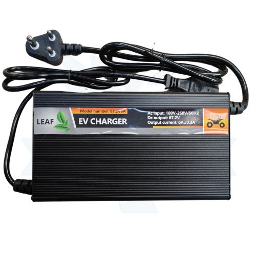 60V 6A Charger (Output 67.2V Aluminum Lithium-Ion Battery Charger)